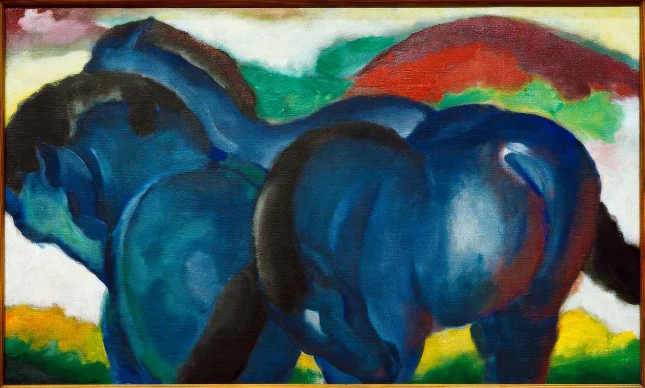 小蓝马 作者 弗朗兹·马克（Franz Marc）