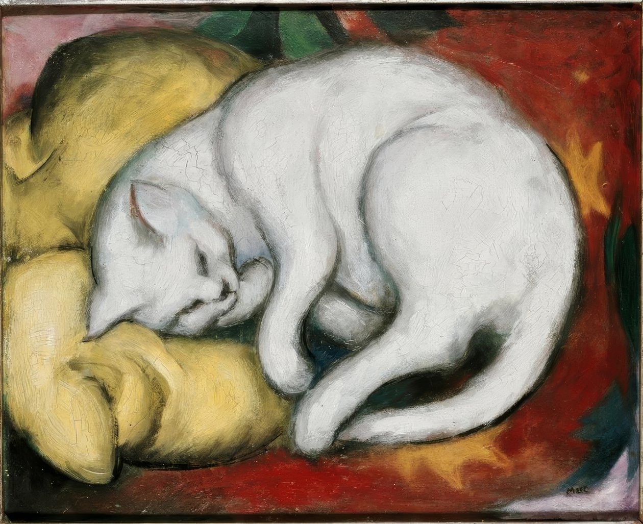 白猫 作者 弗朗兹·马克（Franz Marc）