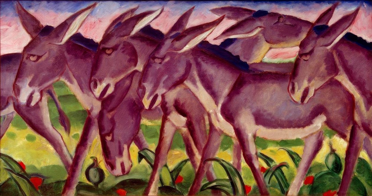 Eselsfries 作者 弗朗兹·马克（Franz Marc）