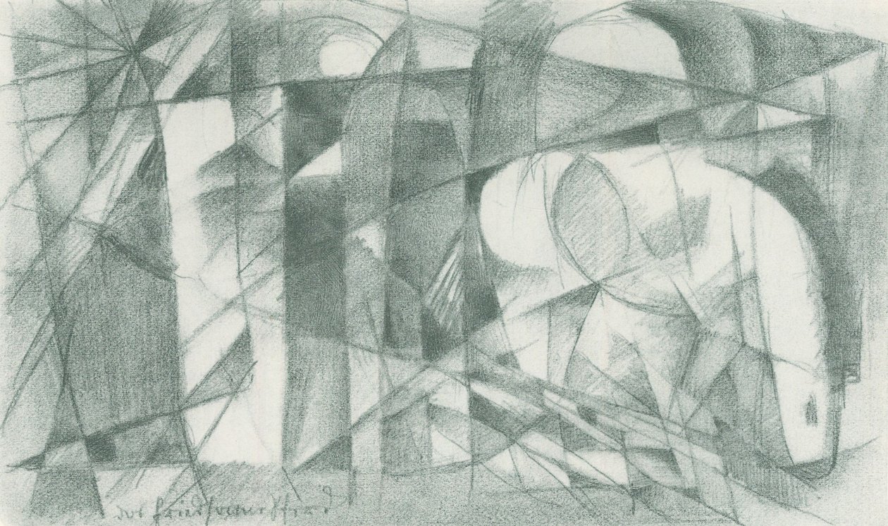 弗朗茨-马克 - 实地写生 - 第 14 张 作者 弗朗兹·马克（Franz Marc）