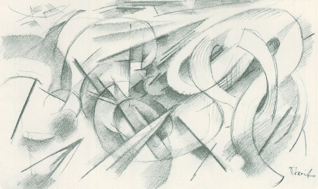 弗朗茨-马克 - 实地写生 - 第 16 张 作者 弗朗兹·马克（Franz Marc）