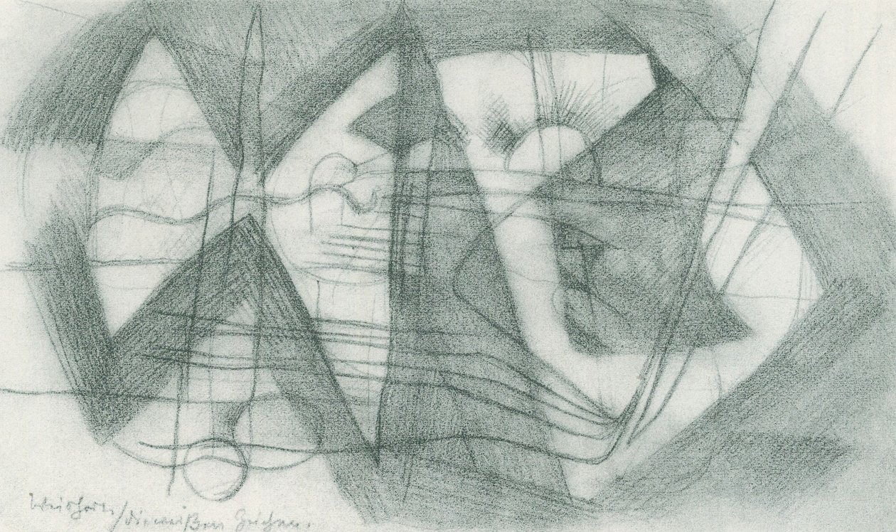 弗朗茨-马克 - 野外写生簿 - 第 17 张 作者 弗朗兹·马克（Franz Marc）
