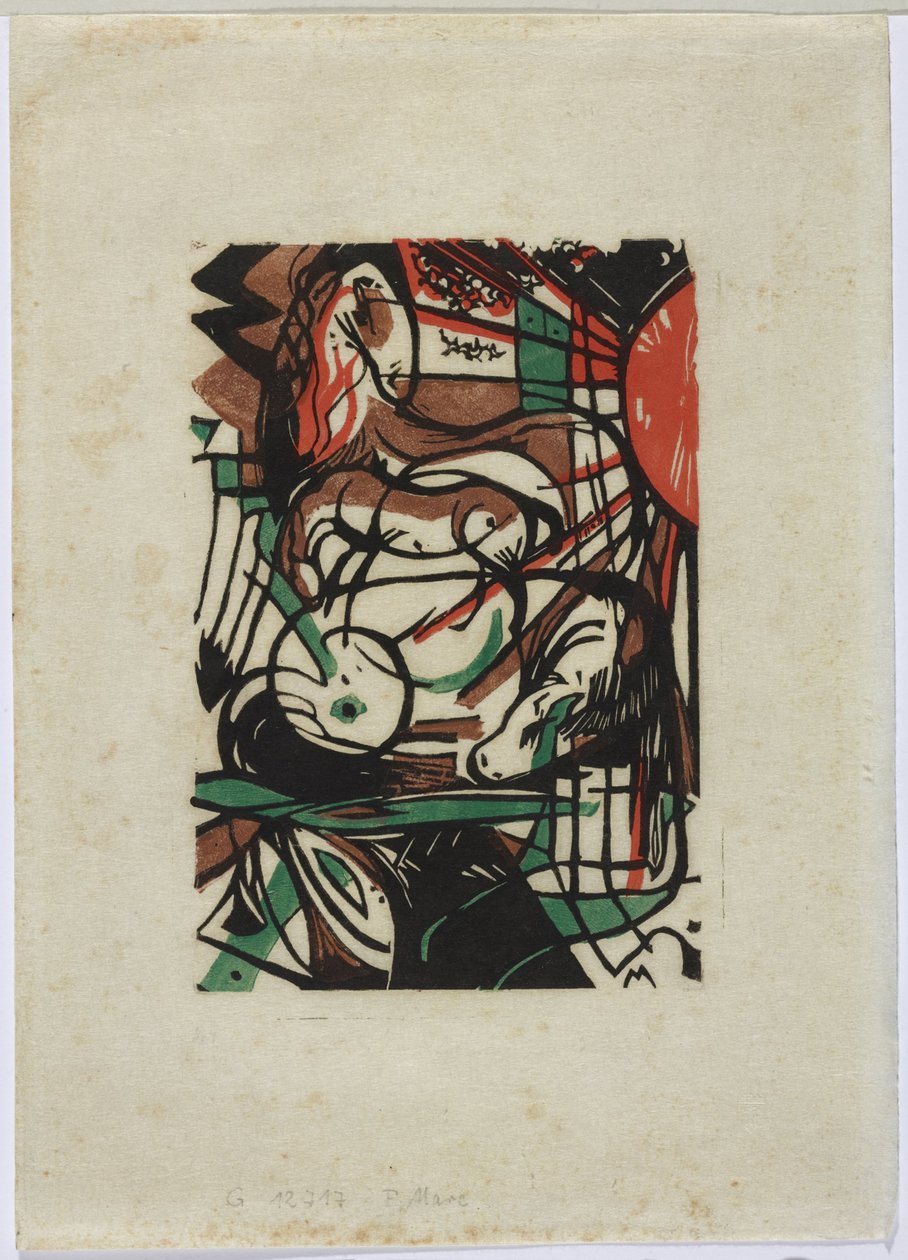 马的诞生 作者 弗朗兹·马克（Franz Marc）