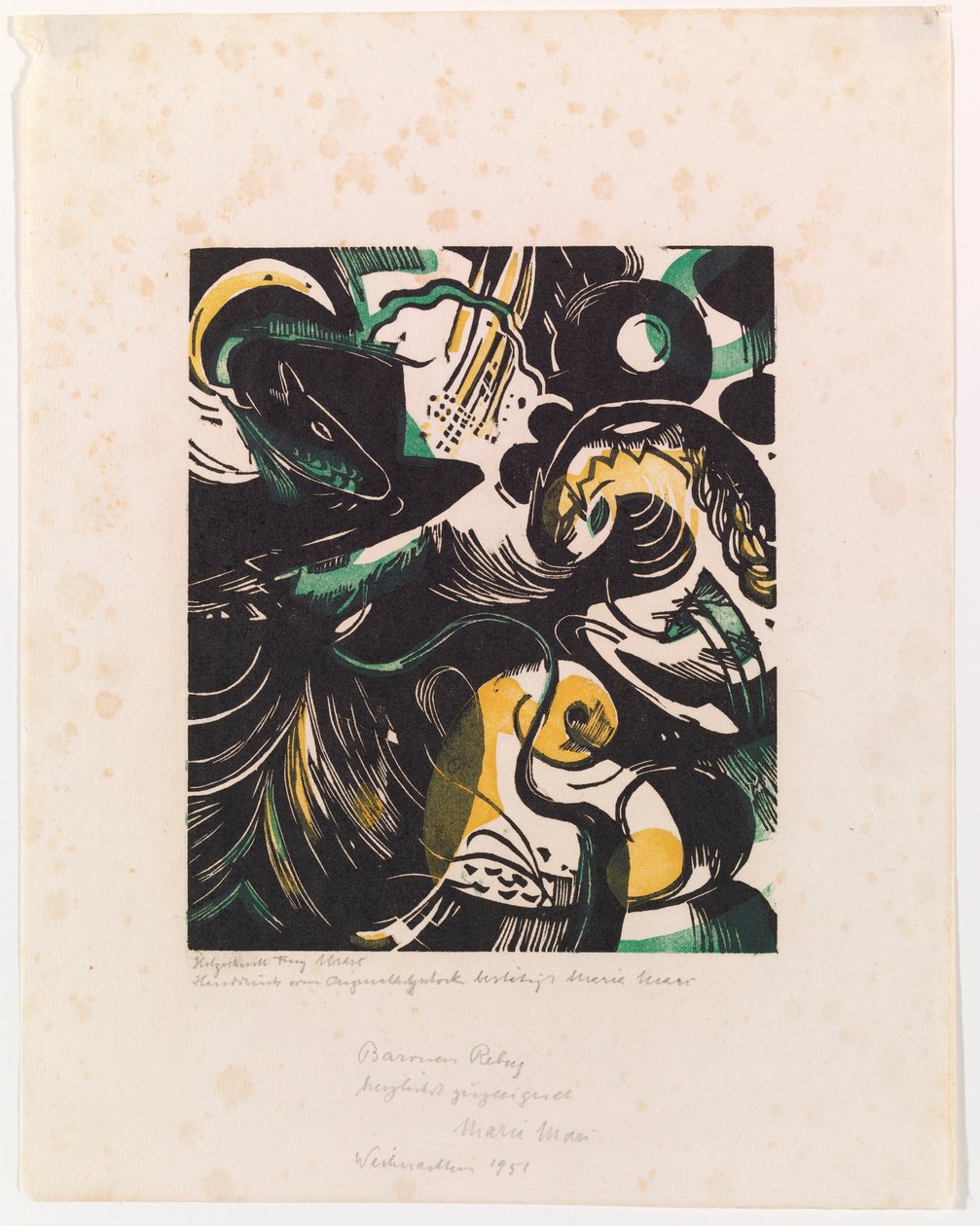 创世纪 II 作者 弗朗兹·马克（Franz Marc）