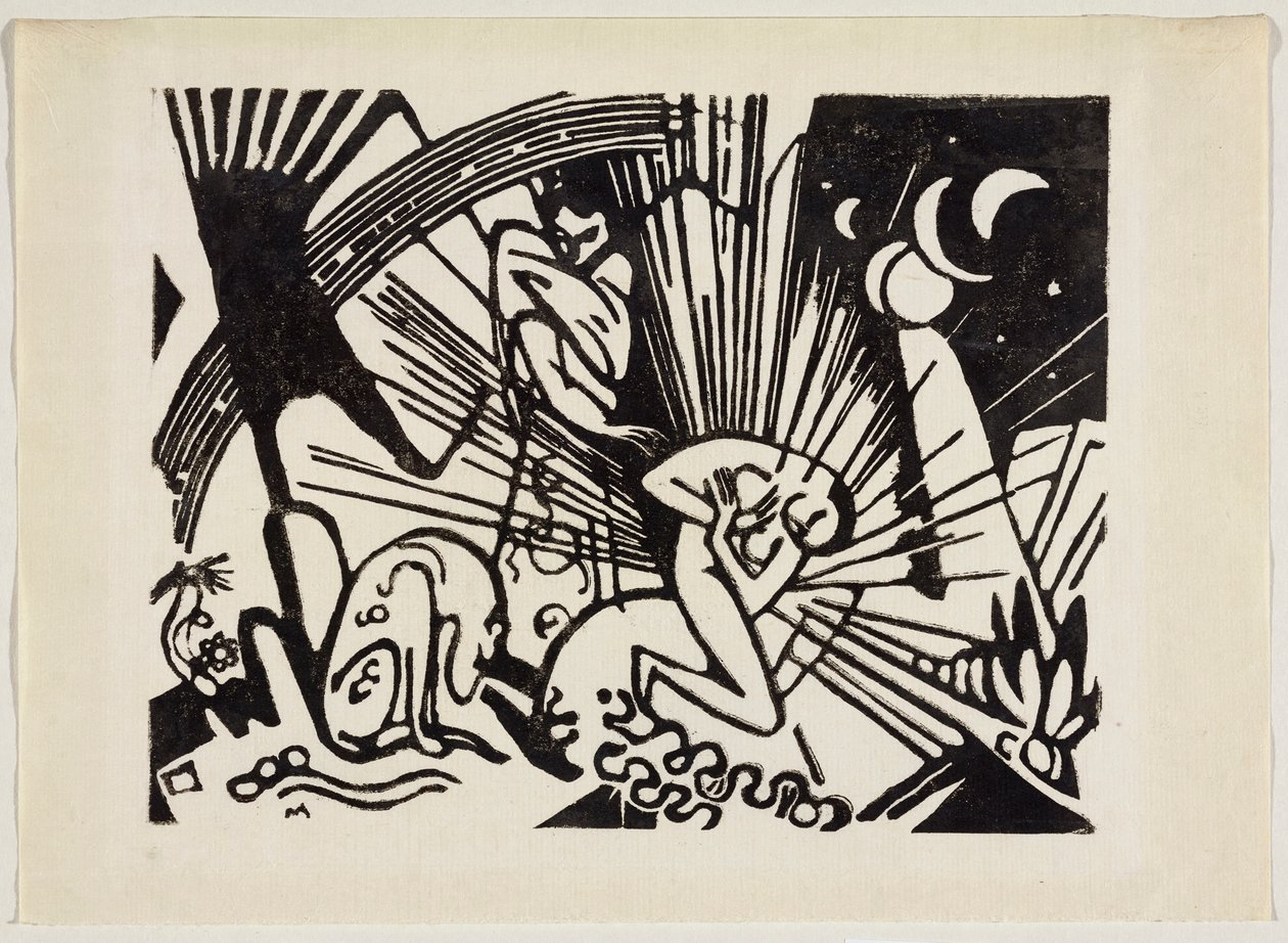 德语: Versöhnung Reconciliation 作者 弗朗兹·马克（Franz Marc）