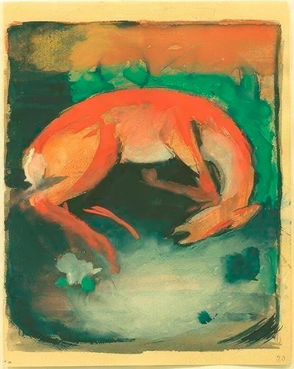杀死鹿 作者 弗朗兹·马克（Franz Marc）