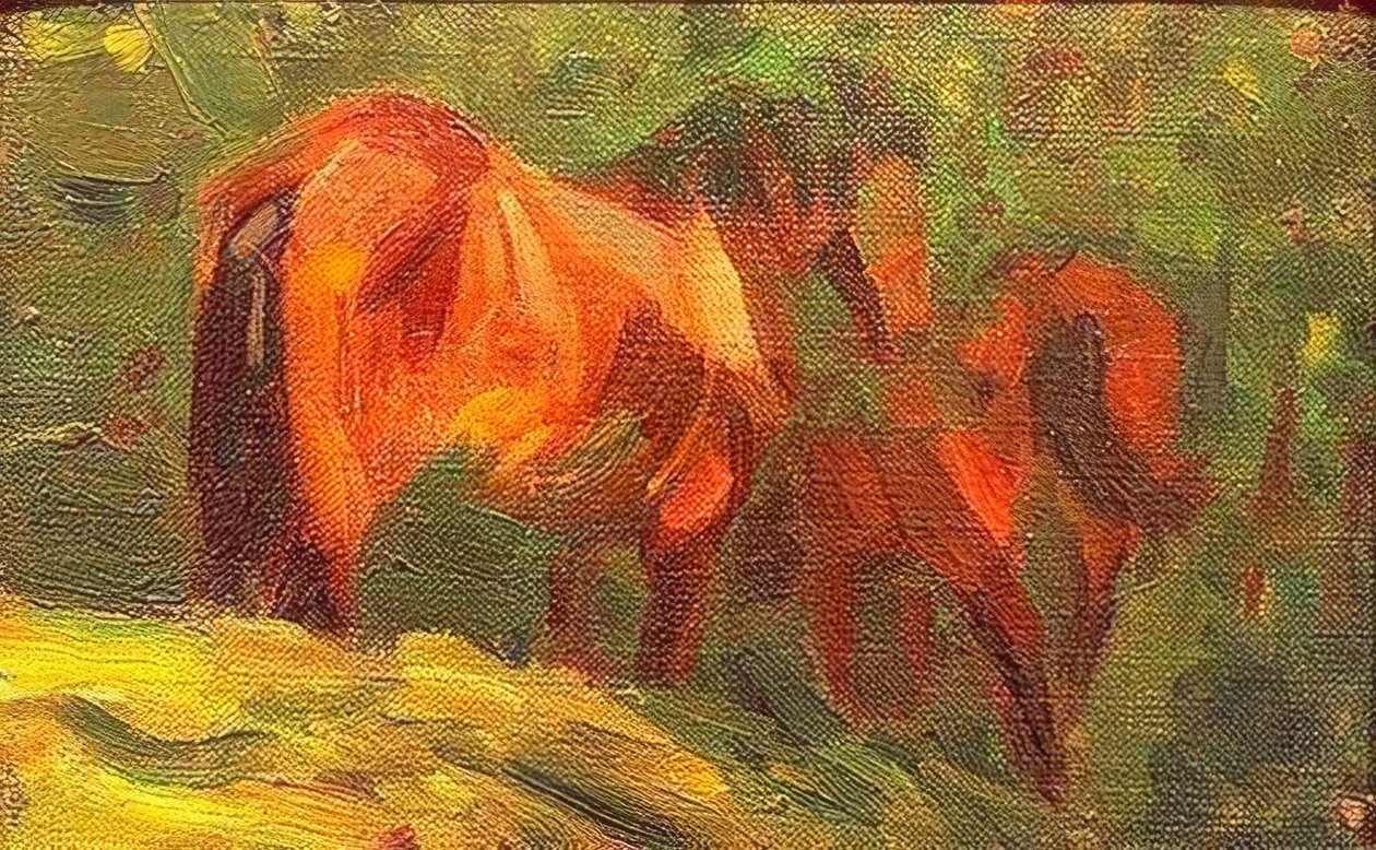小马研究 作者 弗朗兹·马克（Franz Marc）