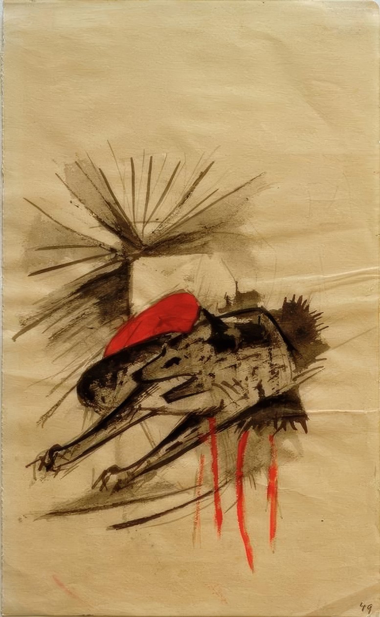 说谎的鬣狗（说谎的狼） 作者 弗朗兹·马克（Franz Marc）