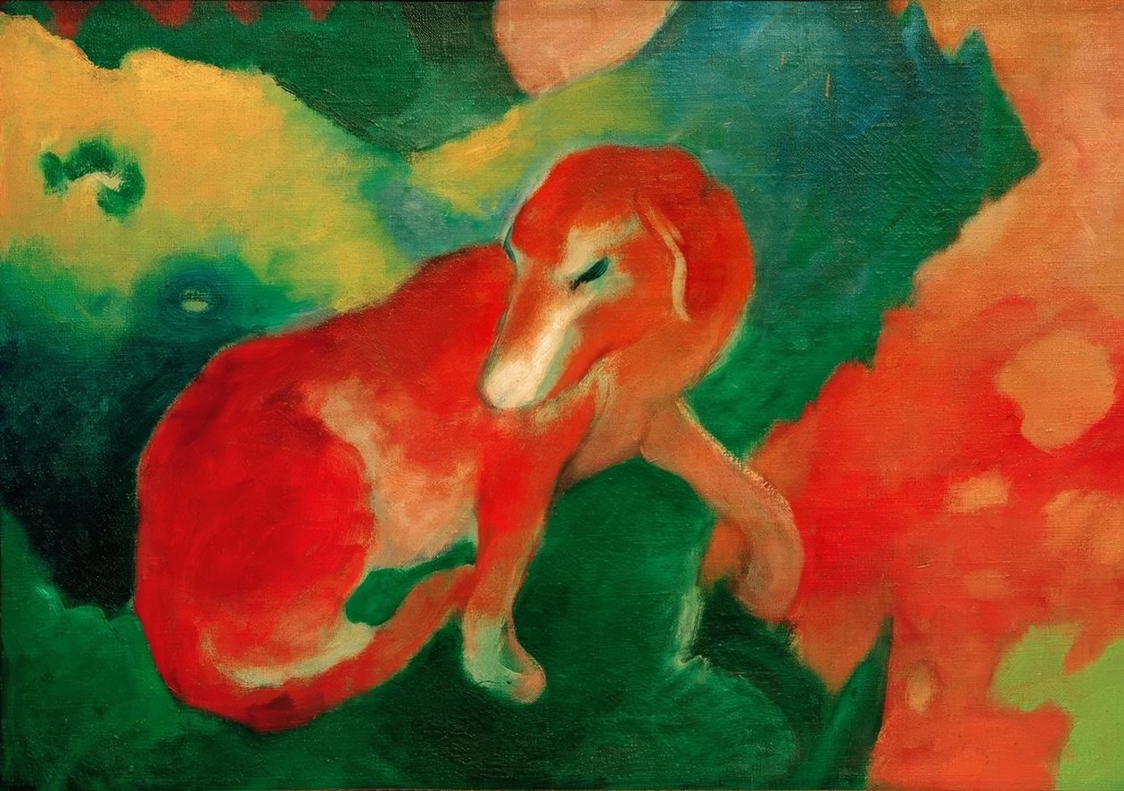 旋转狗 作者 弗朗兹·马克（Franz Marc）