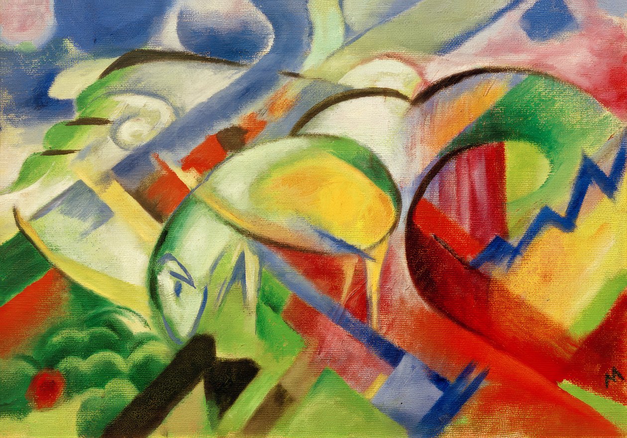 羊 作者 弗朗兹·马克（Franz Marc）