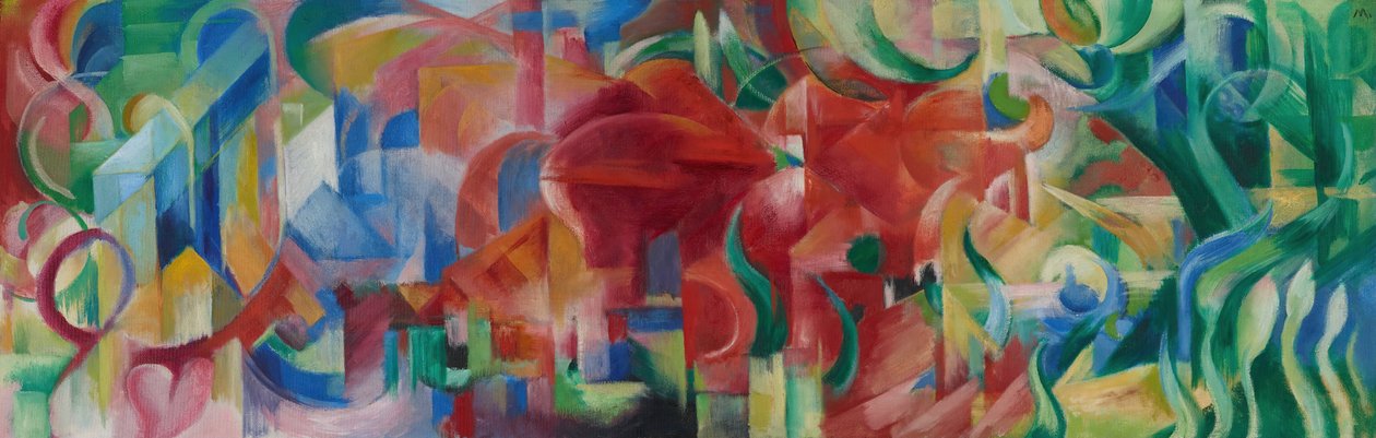 有趣的形状 作者 弗朗兹·马克（Franz Marc）