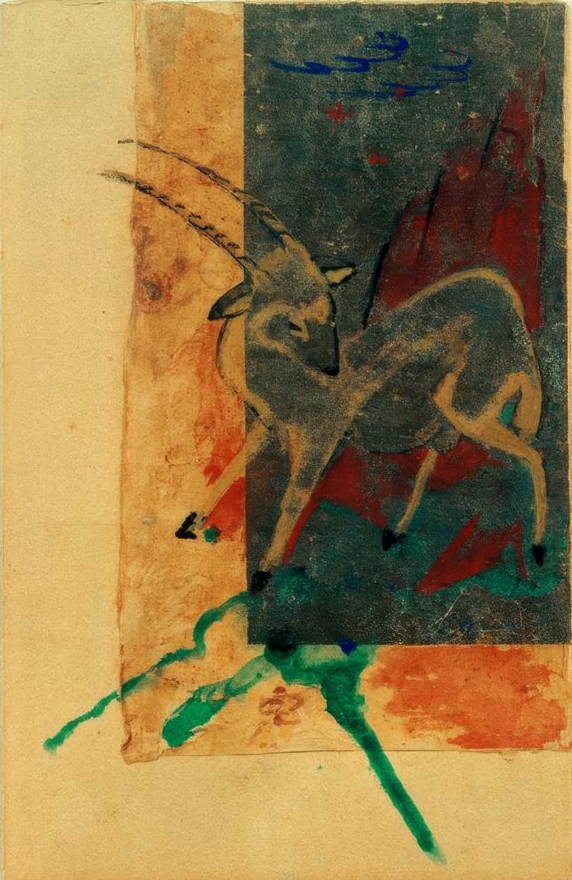 摩羯座 作者 弗朗兹·马克（Franz Marc）