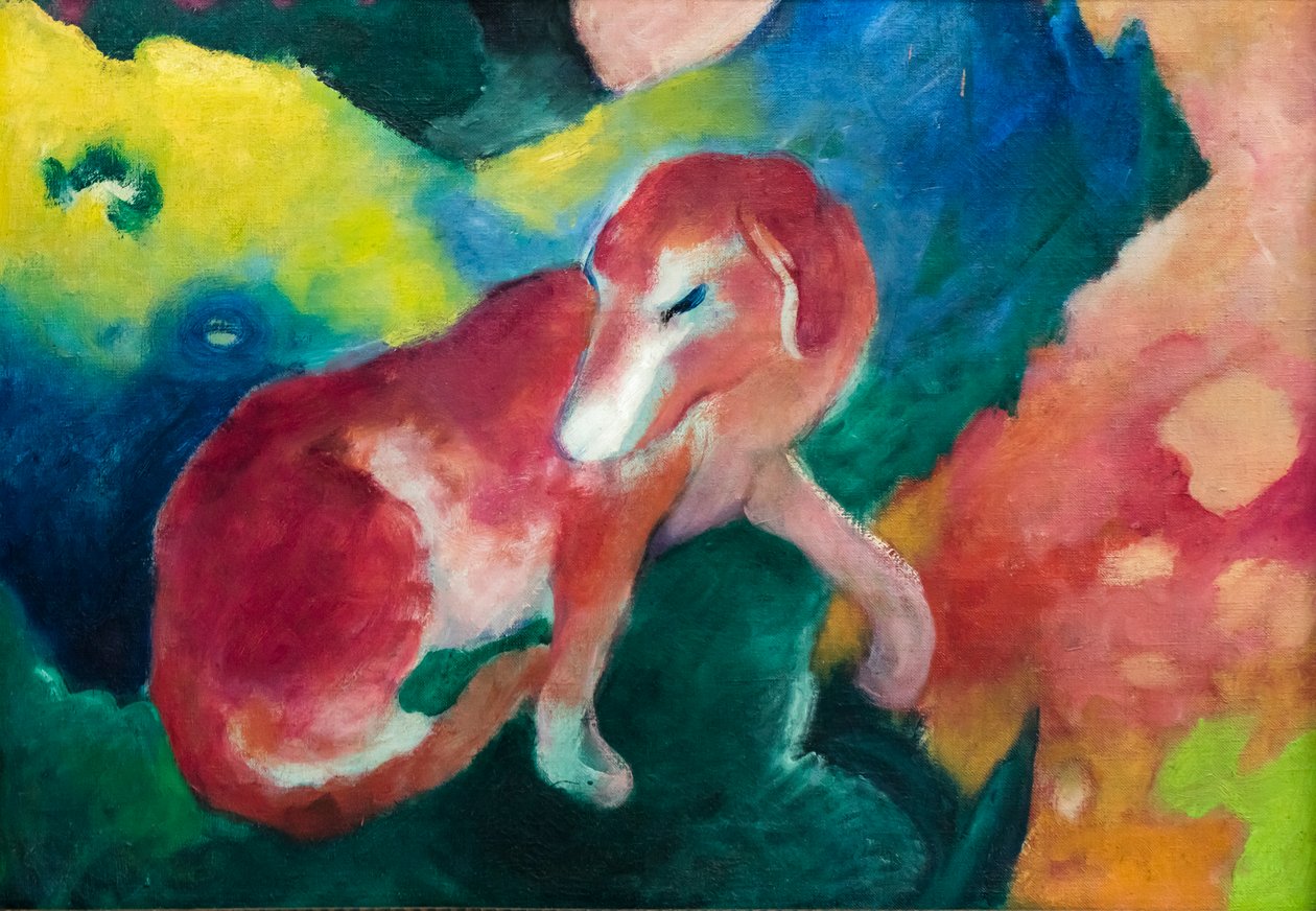 红狗 作者 弗朗兹·马克（Franz Marc）