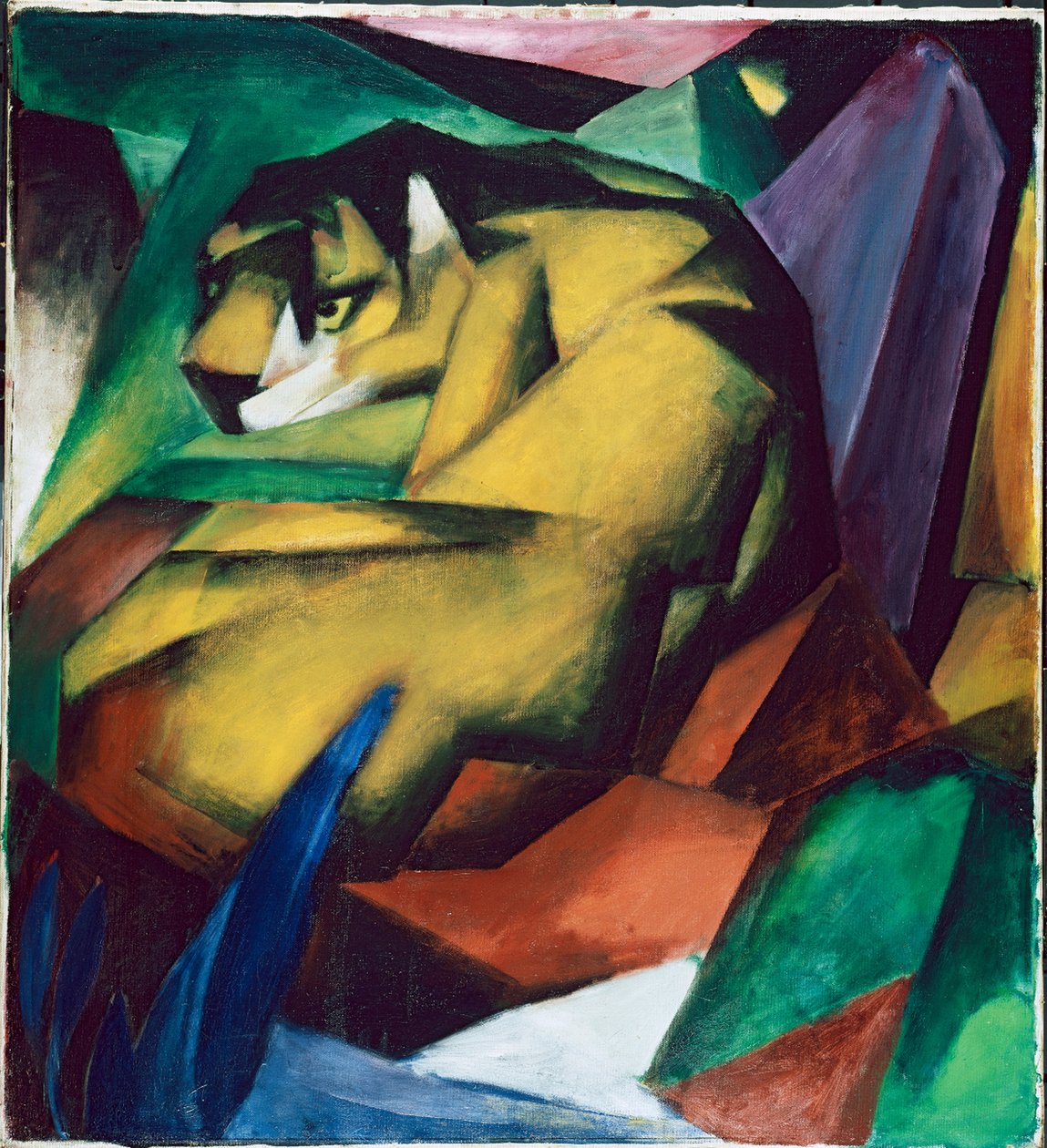 老虎，1912年 作者 弗朗兹·马克（Franz Marc）