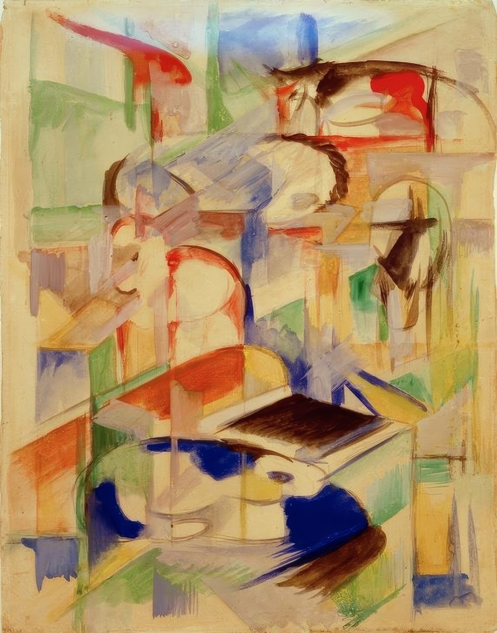 动物组合物 作者 弗朗兹·马克（Franz Marc）