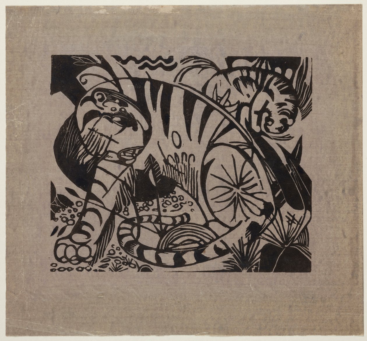 老虎 作者 弗朗兹·马克（Franz Marc）