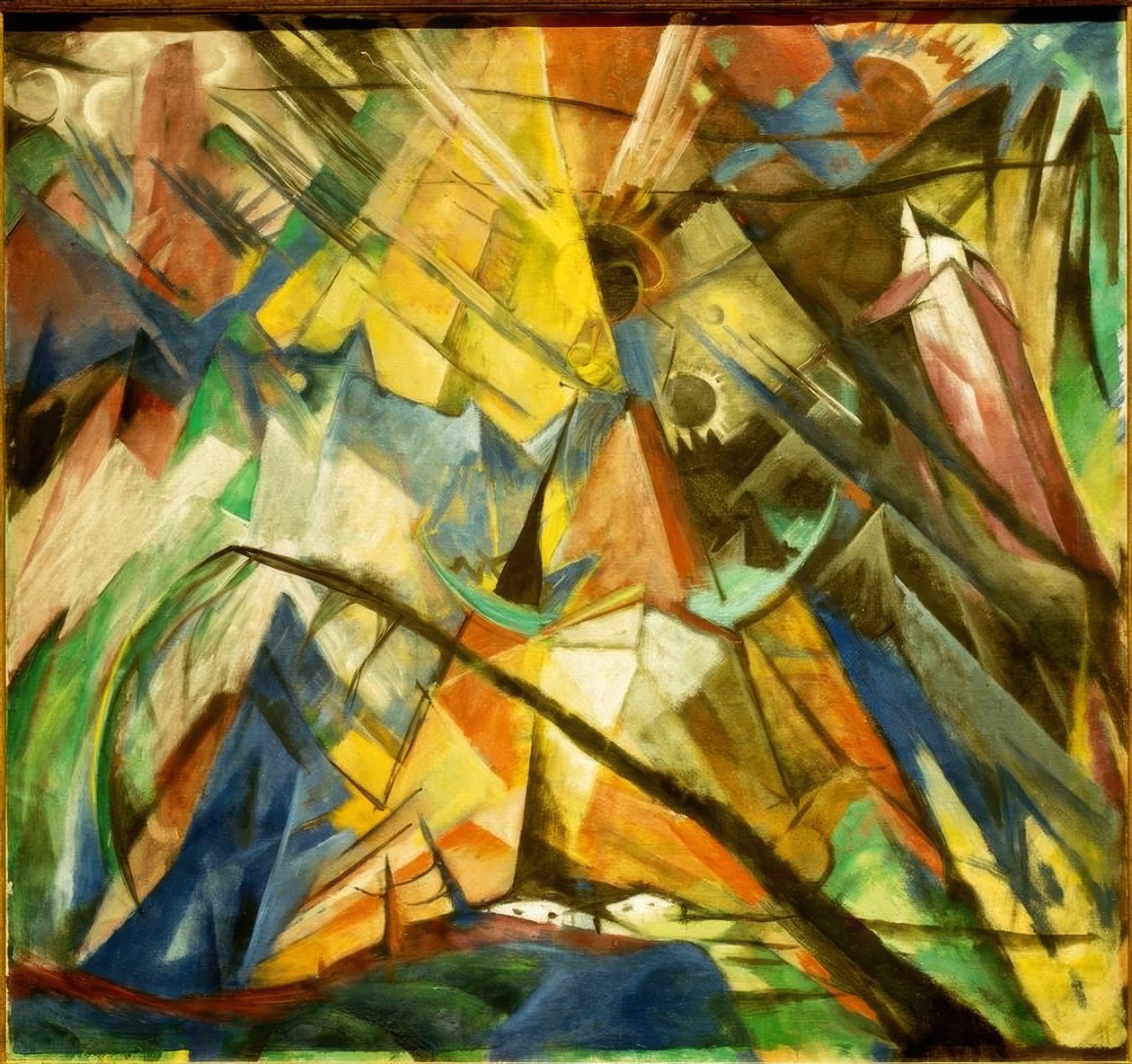 蒂罗尔 作者 弗朗兹·马克（Franz Marc）