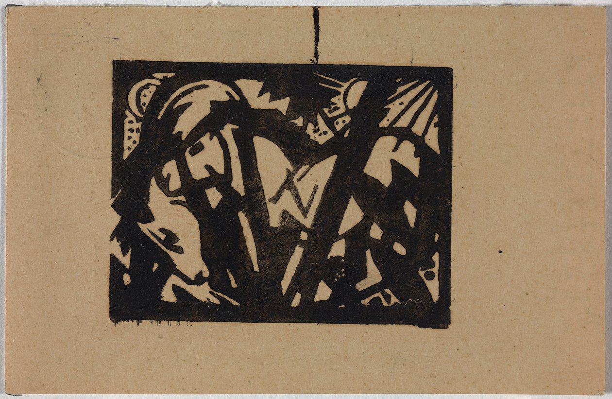 野马 作者 弗朗兹·马克（Franz Marc）