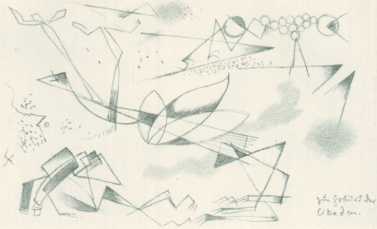 蝉的诞生 作者 弗朗兹·马克（Franz Marc）