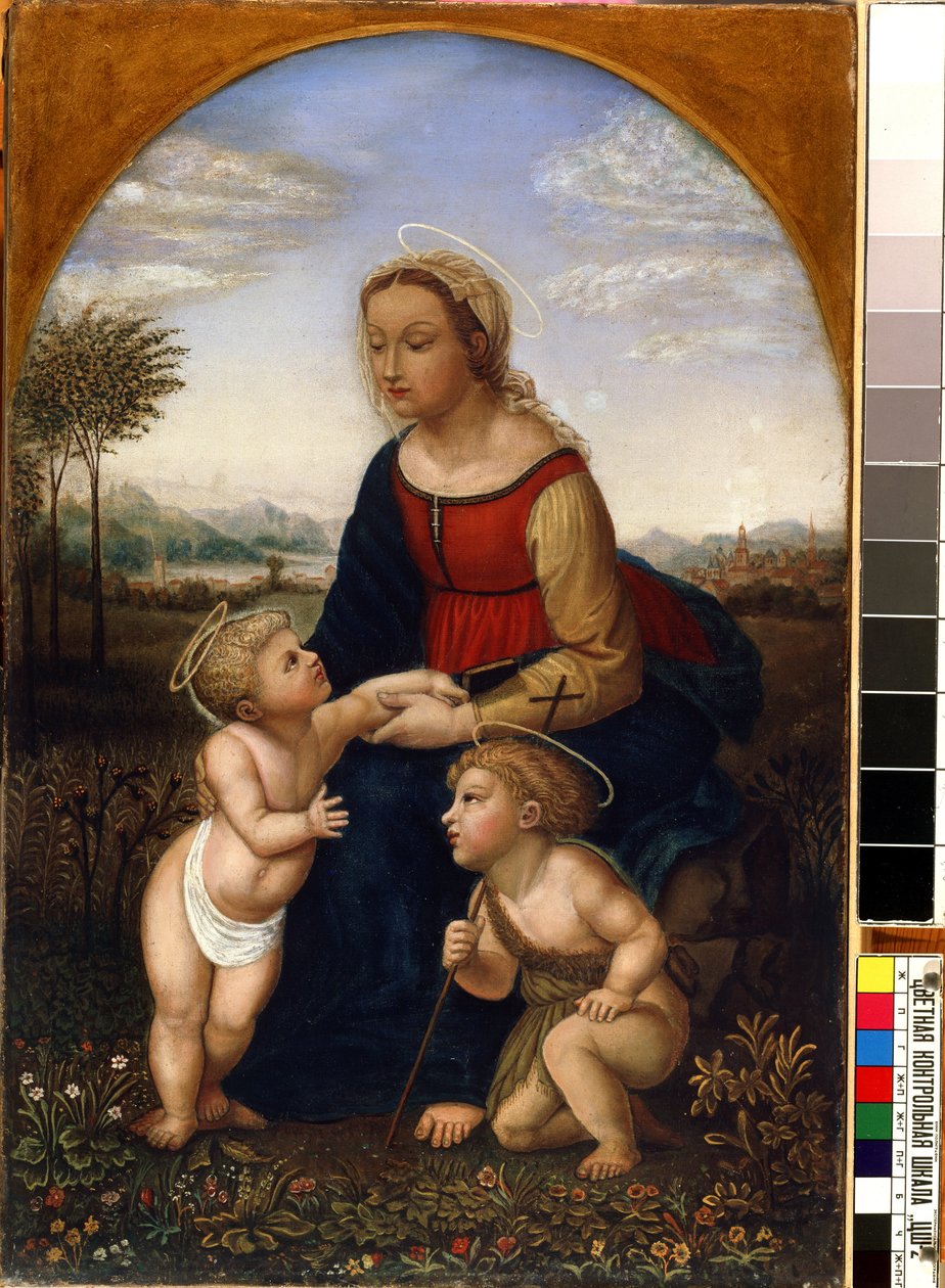 Franz Pforr（1788-1812 年）19 世纪 弗朗茨-普福尔（Franz Pforr，1788-1812 年）的画作 "La Vierge a l