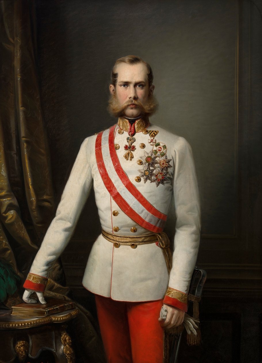 德语：Bildnis des Franz Joseph I 弗朗茨-约瑟夫一世肖像 作者 老弗朗兹·拉斯