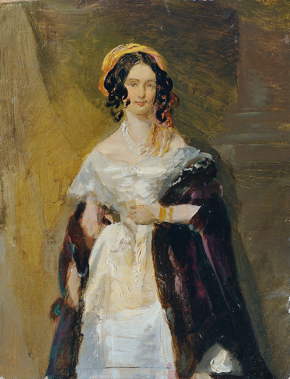 Eleonore Schrotzberg，女，斯托尔，艺术家的第一任妻子 作者 弗朗茨·施罗特伯格