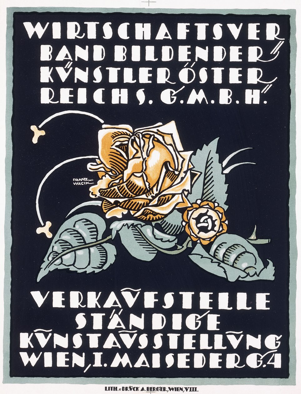 &39;Wirtschaftsver乐队Bildender Kunstler Oster Reich 作者 弗朗兹·瓦西克（Franz Wacik）