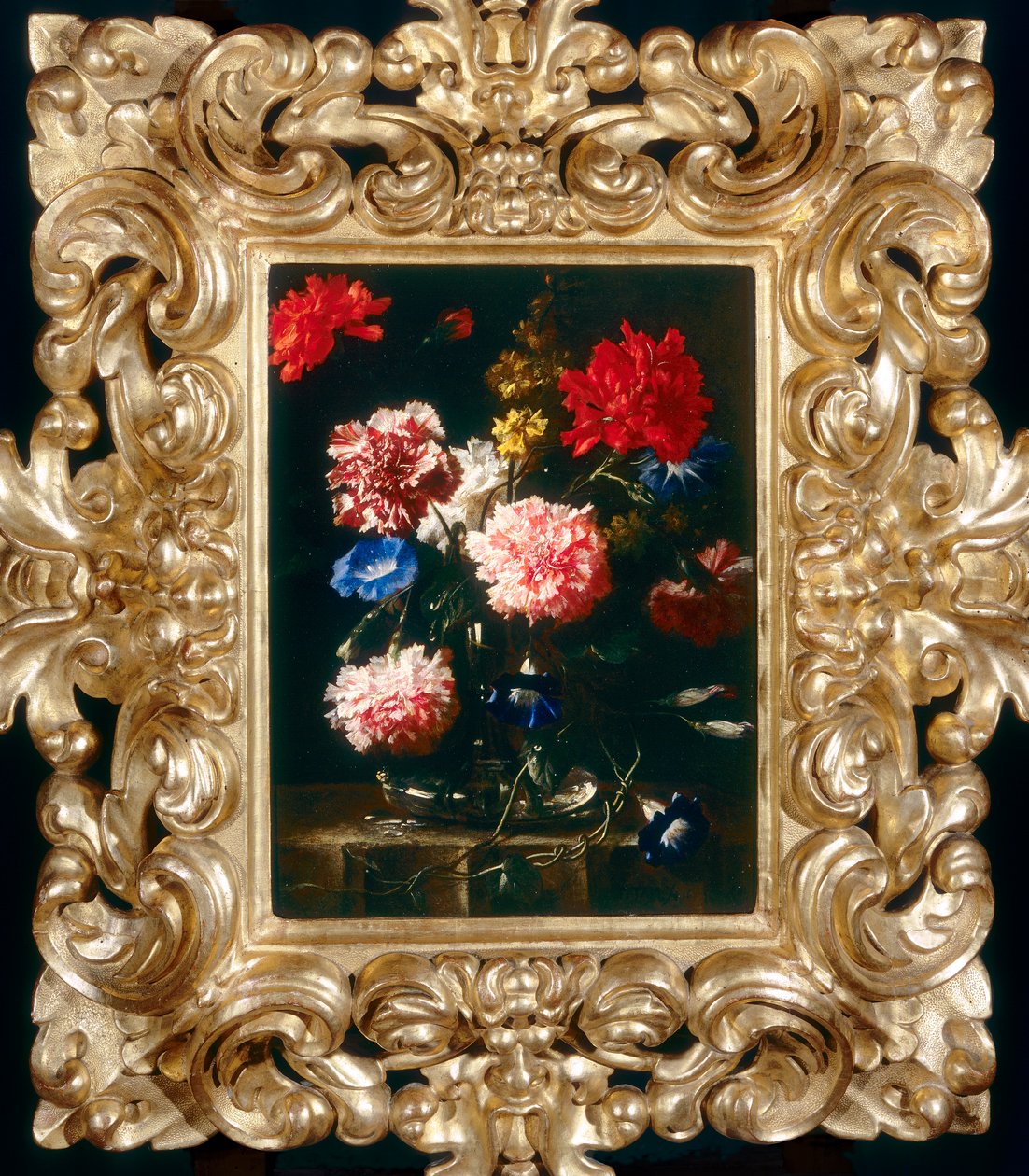 玻璃花瓶中的静物画 作者 弗朗茨·维尔纳·塔姆