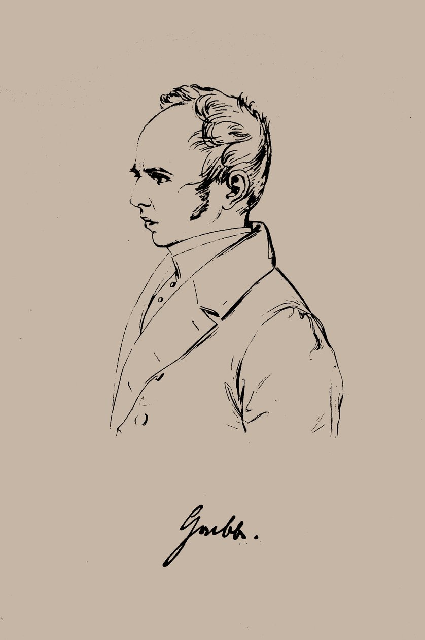 克里斯蒂安·迪特里希·格拉布（Christian Dietrich Grabbe）1801-1836。 作者 弗朗兹·萨维尔·斯托伯
