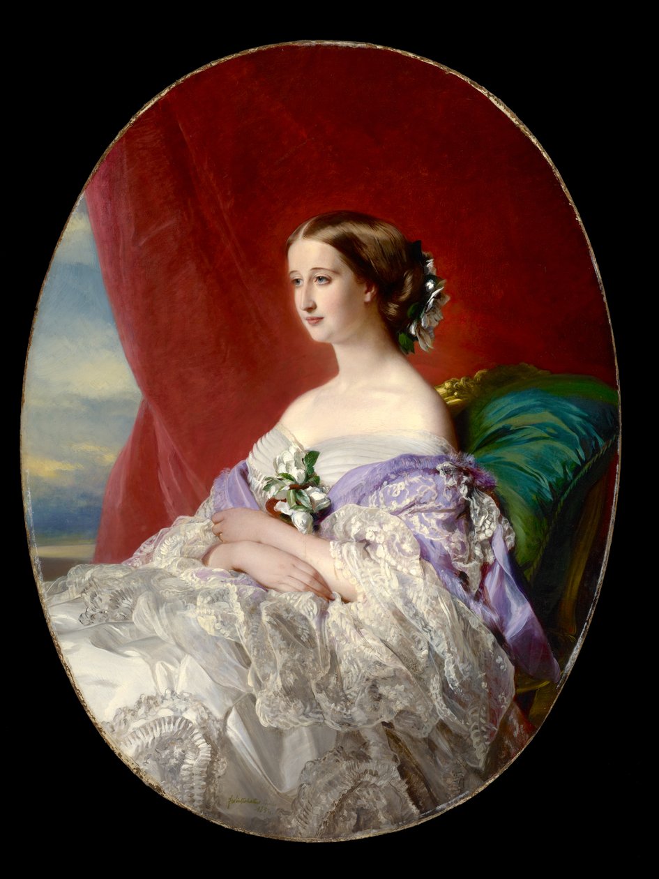 女皇艾娜，1854年 作者 弗朗茨泽维尔温特哈尔特