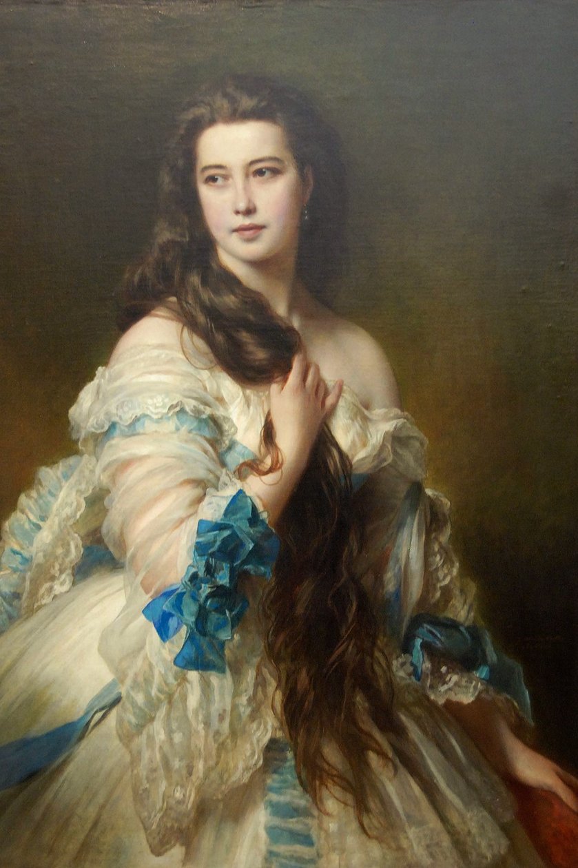 Nadezhda Nikolayevna Rimskaya-KorsakovanéePurgold，c。 1870年 作者 弗朗茨泽维尔温特哈尔特