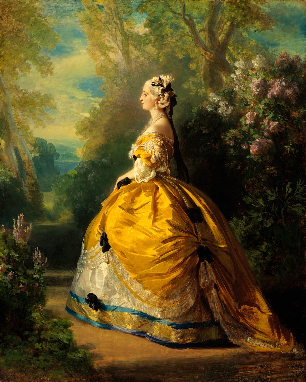 皇后EugénieEugéniede Montijo，1826年至1920年，Tedesa de Teba，1854年。 作者 弗朗茨泽维尔温特哈尔特
