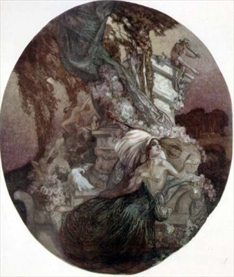 戴珍珠的女人 作者 弗兰兹·冯 (1866-1924) 拜罗斯