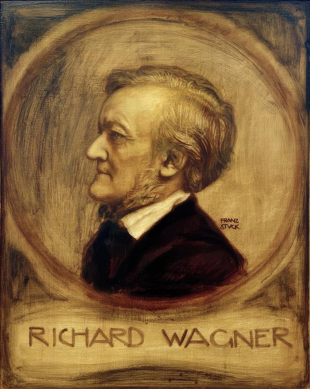 理查德·瓦格纳（Richard Wagner），弗朗兹（Franz v。灰泥 作者 弗朗兹·冯·斯塔克