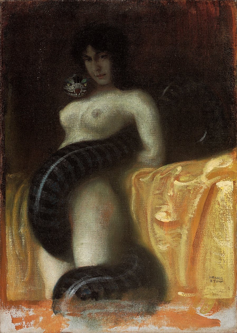 淫荡，c.1891 作者 弗朗兹·冯·斯塔克