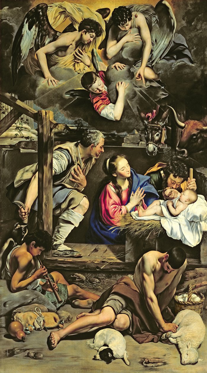 牧羊人的崇拜，1612年 作者 胡安·包蒂斯塔·梅诺