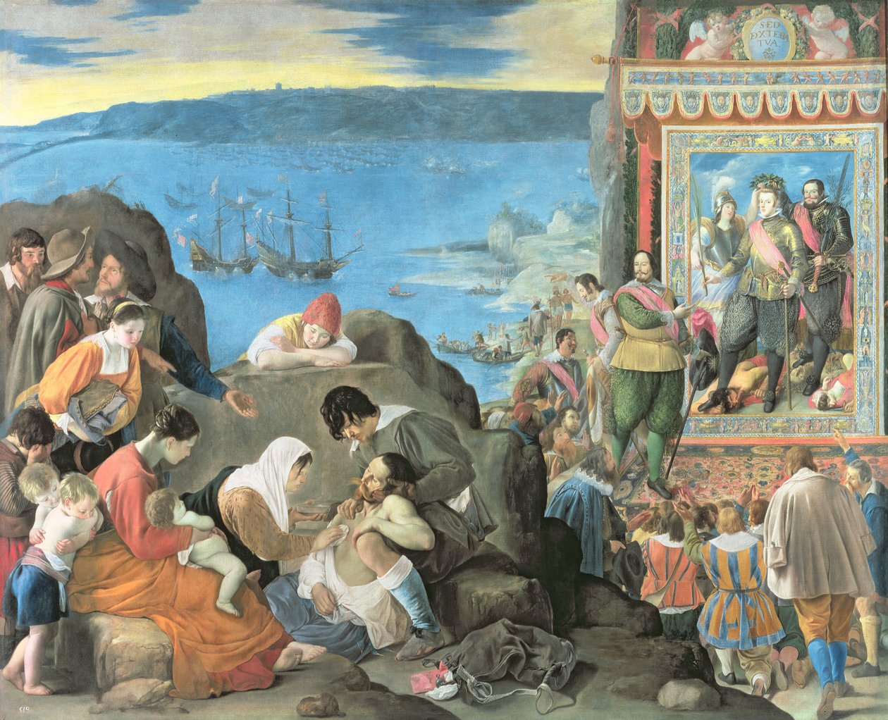 巴西圣萨尔瓦多湾的恢复，c.1634-35 作者 胡安·包蒂斯塔·梅诺