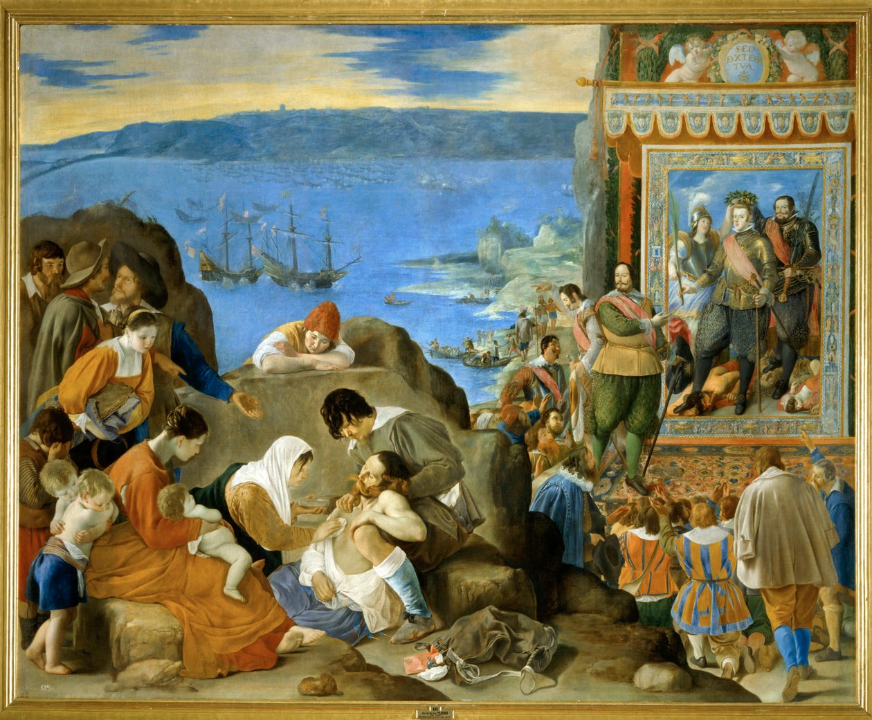 1625年收复巴伊亚......（布面油画） 作者 Fray Juan Batista Maino或Mayno