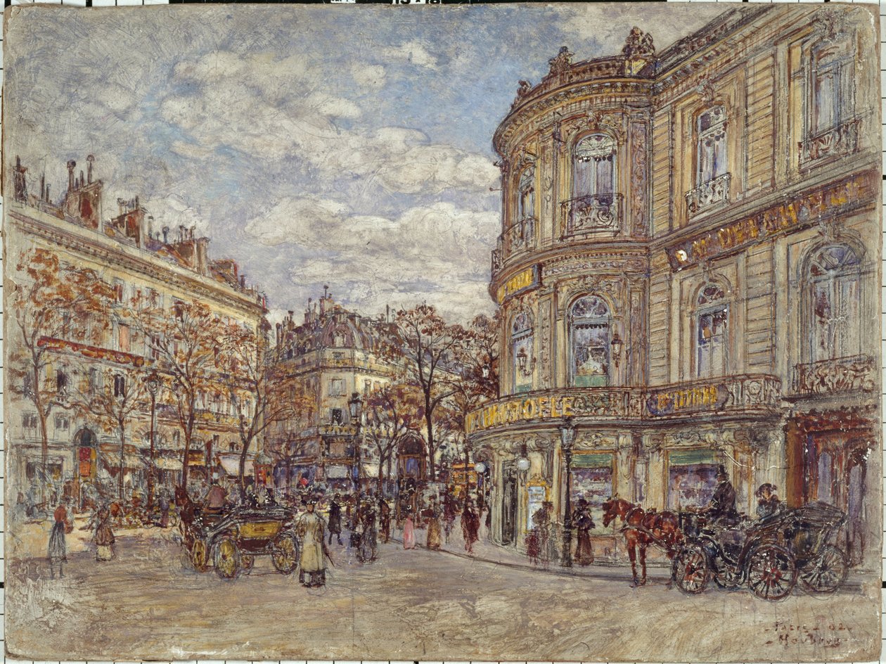 法语：Le Pavillon de Hanovre, rue Louis-le-Grand 作者 弗雷德里克·阿纳托尔·霍布伦