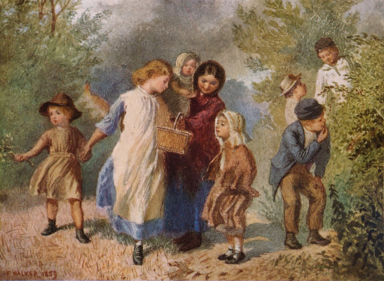 Blackberrying》，1859年，1938年 作者 弗雷德·沃克