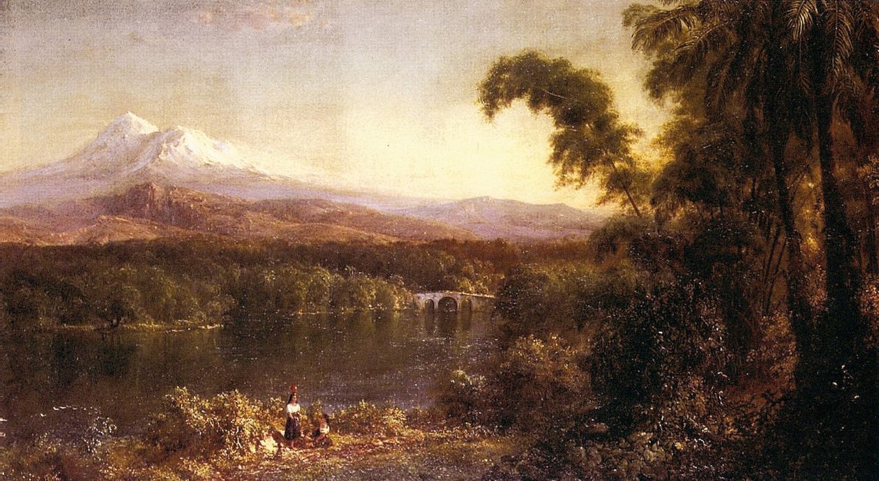 厄瓜多尔风景，1877年 作者 弗雷德里克·埃德温·丘奇