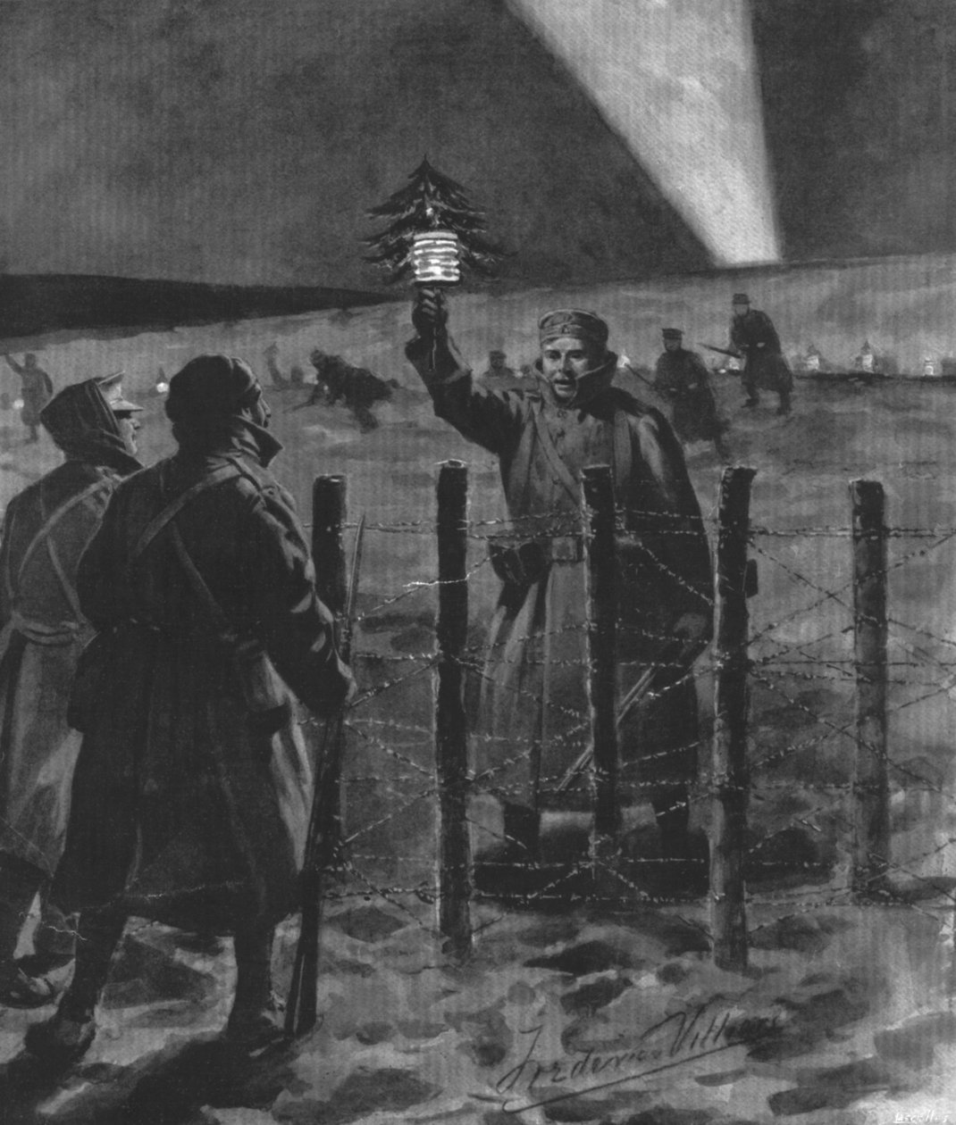 1914年圣诞节停战，1915年出版 作者 弗雷德里克·维利耶
