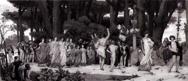 The Daphnephoria，在巴黎由Photogravure Goupil印刷，由Fine Art Society出版。 作者 雷顿（后）弗雷德里克（Frederic）