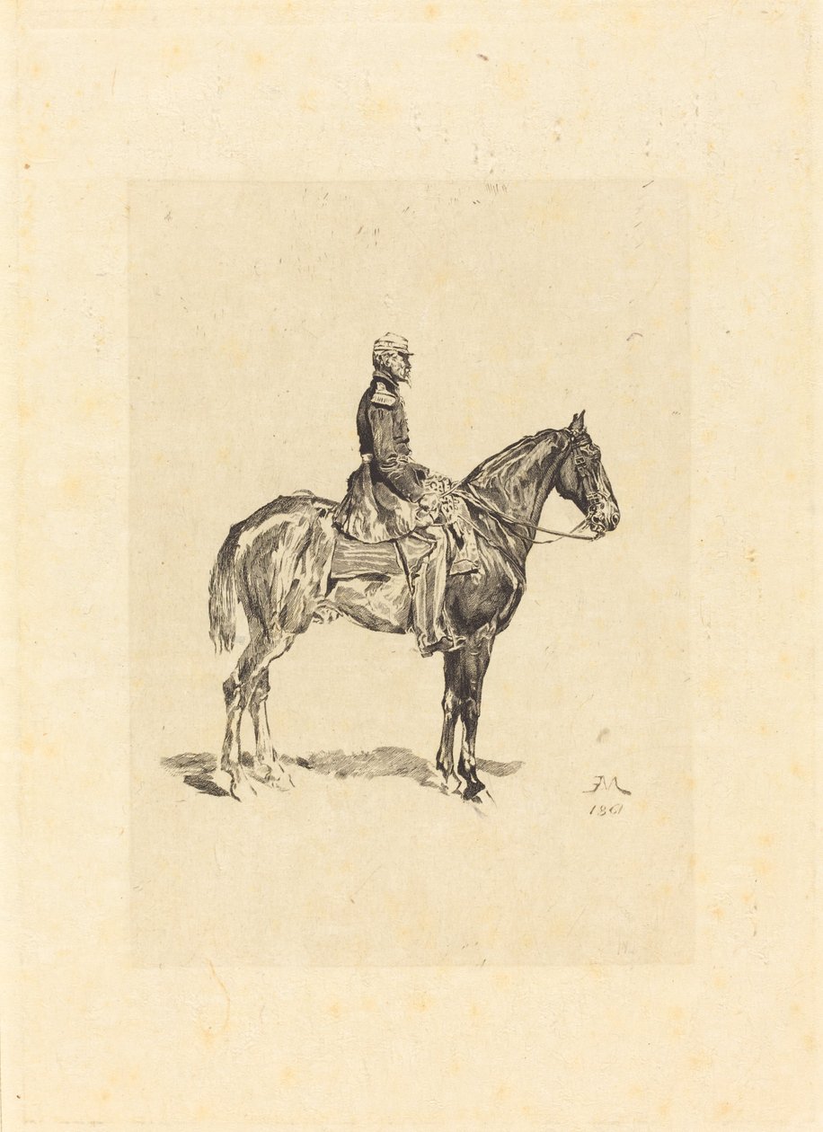 骑士 作者 弗雷德里克·奥古斯特·拉吉勒米（Jean Louis Ernest Meissonier）