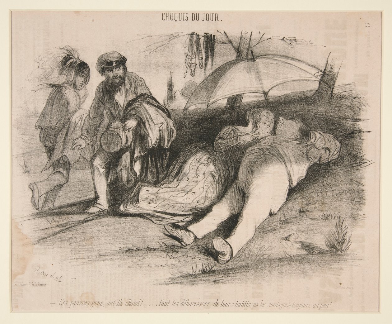那些可怜的人，他们有多热啊！ 作者 弗雷德里克·布肖（Frederic Bouchot）