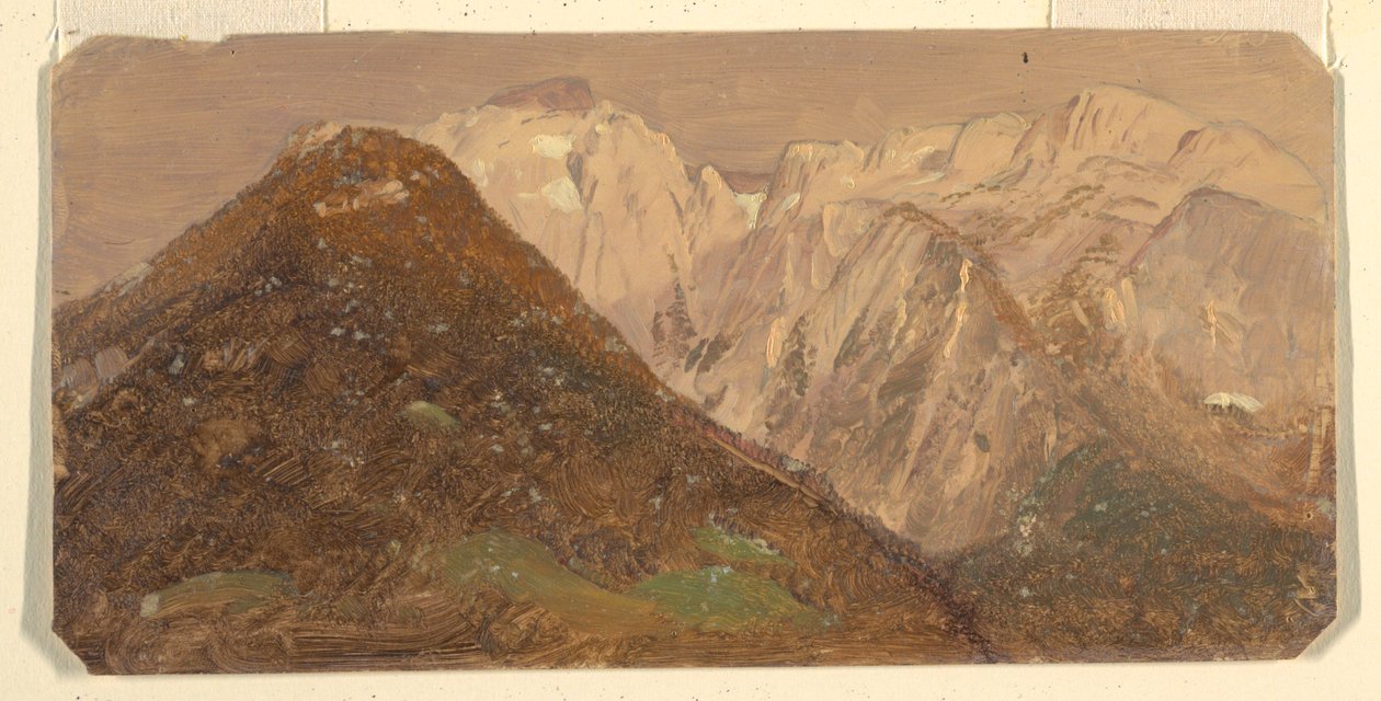 阿尔卑斯山风景（可能是瑞士） 作者 弗雷德里克·埃德温·丘奇