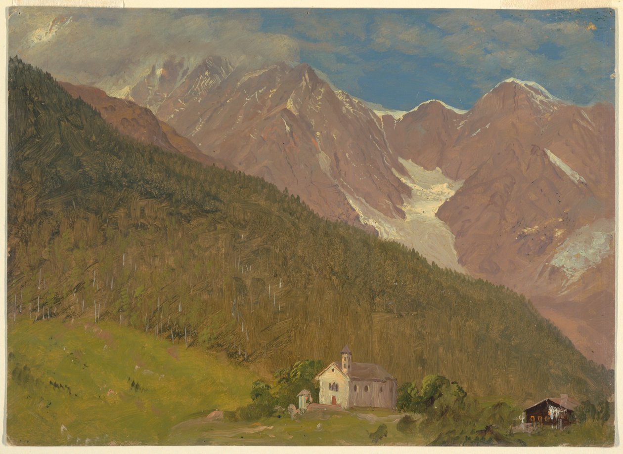 瑞士的阿尔卑斯山风景 作者 弗雷德里克·埃德温·丘奇