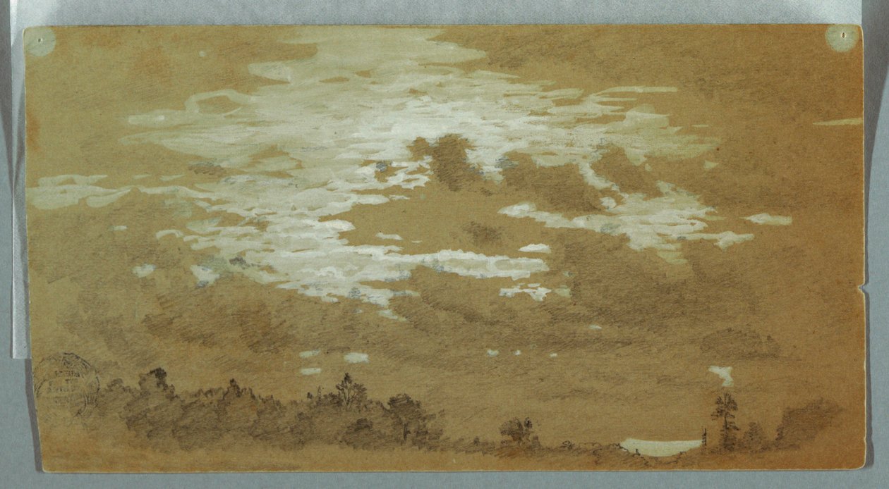 林间山脊上的阴天，尼亚加拉 作者 弗雷德里克·埃德温·丘奇