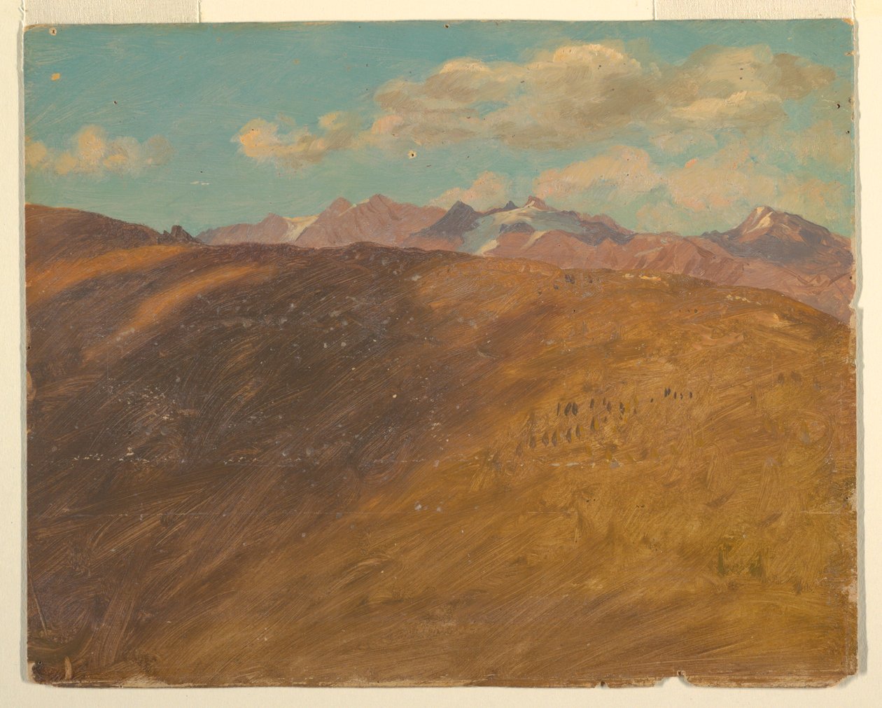 绘画，巴伐利亚或瑞士阿尔卑斯山，1868 年 作者 弗雷德里克·埃德温·丘奇