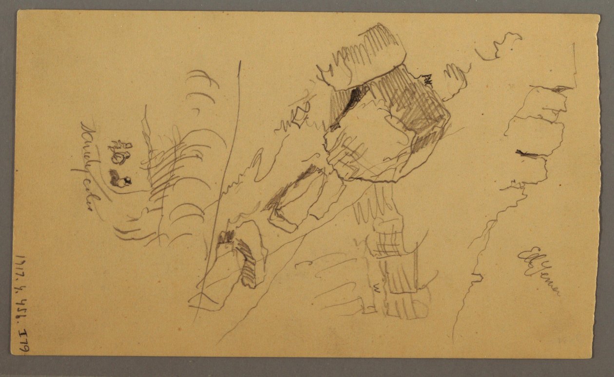 绘画，巨石，可能是 1868 年 2 月 作者 弗雷德里克·埃德温·丘奇